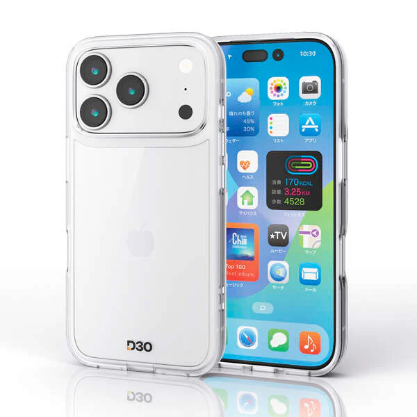 Elecom  iPhone 17 Pro 6.3 (2025) D3O All Clear Case with metal ring - Image 6