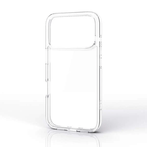 Elecom iPhone 17 Pro 6.3 (2025) Hybrid Glass Clear Case with metal ring