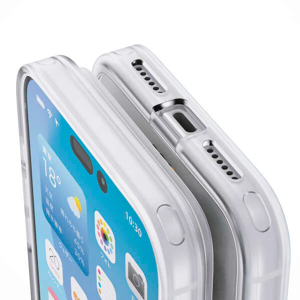 Elecom  iPhone 17 Pro Max 6.9 (2025) D3O All Clear Case with metal ring - Image 2