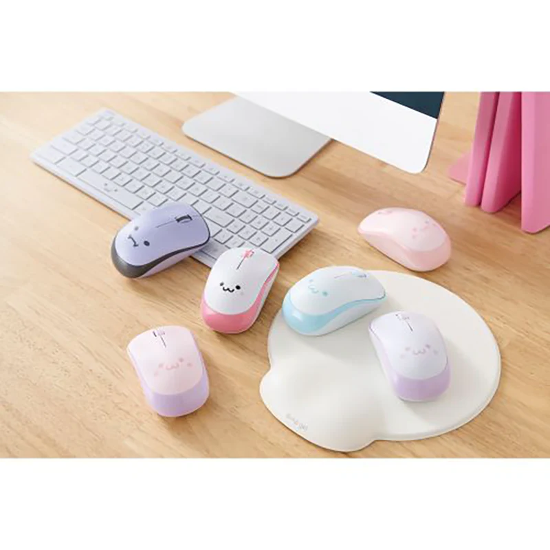 Elecom M-IR07DRSPF5-G Anti Bacterial Wireless 3 BTN Silent Mouse (Purple/Grey) - Image 5