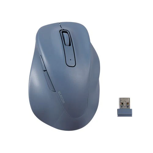 Elecom M-XGM30DBSKBU 5 Button Wireless Silent Mouse (M) - Blue - Image 4