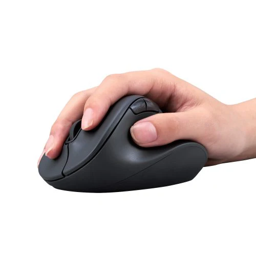 Elecom M-XGS30BBSKBK 5 Button BT Silent Mouse (S) - Black - Image 4