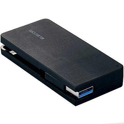 Elecom Memory Card Reader USB 3.0 (Black) (MR3-K012) - Image 4