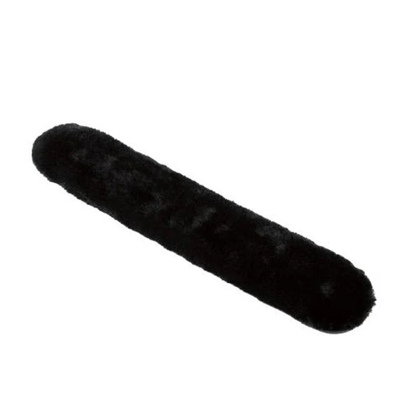 Elecom MOH-MOF01BK Wrist Rest Fur Long (Black) - Image 2