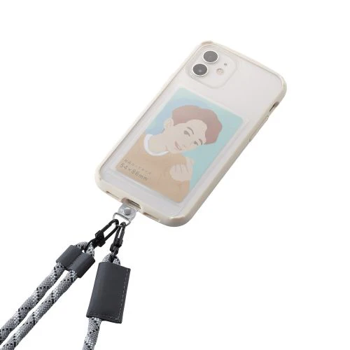 Elecom P-STHD1CASCR Smartphone Strap Holder Sheet S Sz (Clr) - Image 4