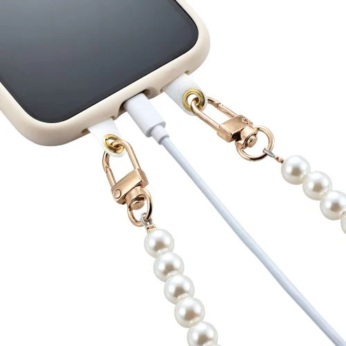 Elecom P-STHPAL Smartphone Hand Strap Pearl