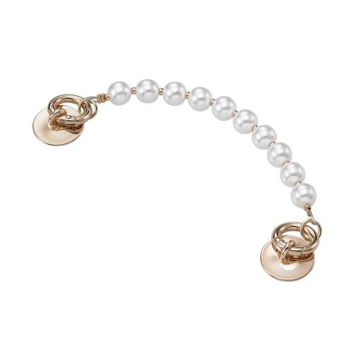 Elecom P-STKHPAL Key Ring Hanger Chain Flat (Pearl)