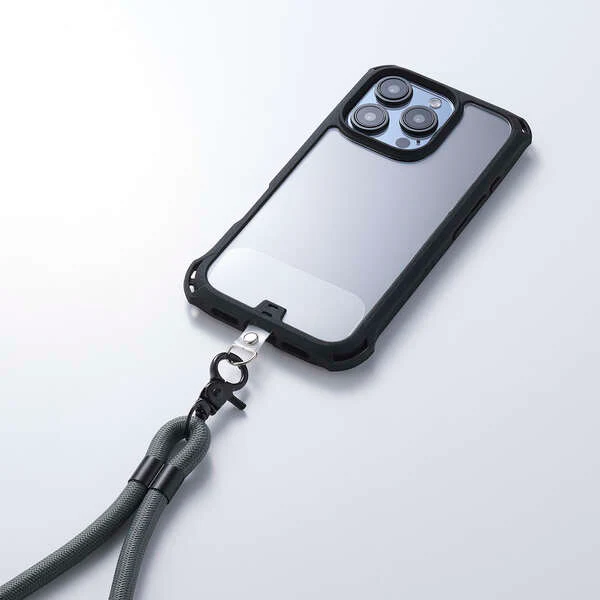 Elecom P-STSDH1CC08BK 2-in-1 USB Cable Shoulder Strap - Image 8