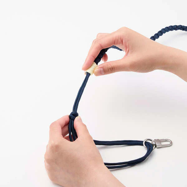 Elecom P-STSDH1KNNV Smartphone Shoulder Strap Knitted (Navy) - Image 6