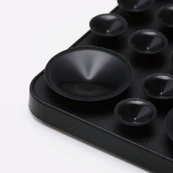 Elecom P-TKPTMAG01BK Takopita Suction Cup Silicone Pad Magnetic Adhesion Square (Black) - Image 5