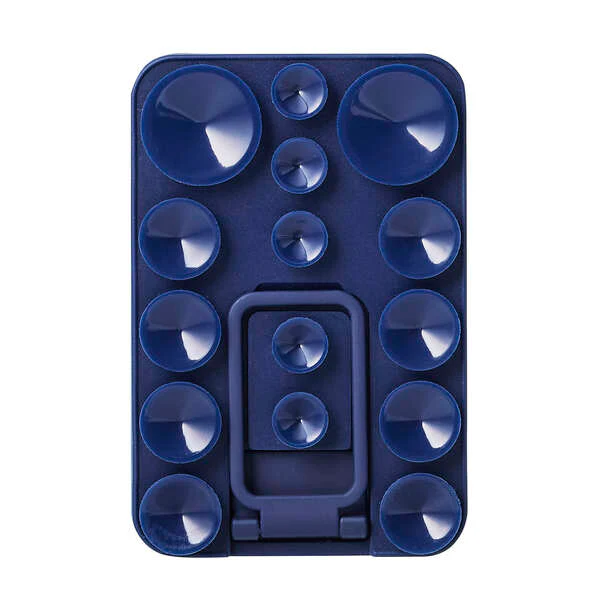 Elecom P-TKPTMAGS01NV Takopita Stand Suction Cup Silicone Pad Magnetic Adhesion Square (Navy) - Image 3