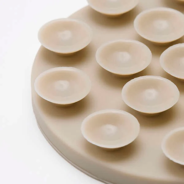 Elecom P-TKPTMAGB01BG Takopita Suction Cup Silicone Pad Magnetic Suction Band Function Circle (Beige) - Image 5
