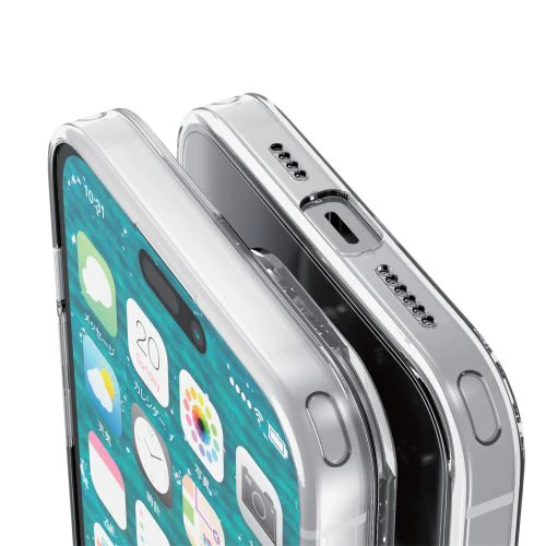 Elecom PM-A23DHVCKKCR iPhone 15 Pro Max Hybrid Case Ultra Fit Clear - Image 3