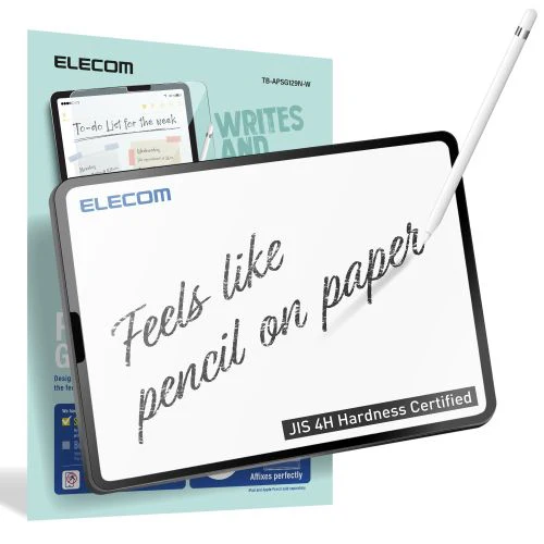 Elecom TB-APSG129N-W iPad Pro 12.9 inch 2 Pcs LCD Tempered Glass Protector - Image 3