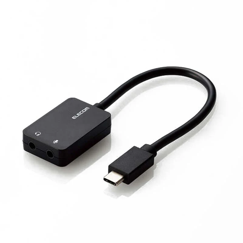 Elecom USB-CADC02BK USB C Audio Converter