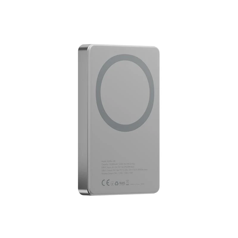 Energea Alupac 10000mAh Magnetic Wireless Power Bank (Titanium)