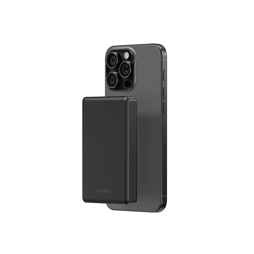 Energea Alupac 10K Ultra-Light Aluminium Magsafe Power Bank (Gunmetal) - Image 2