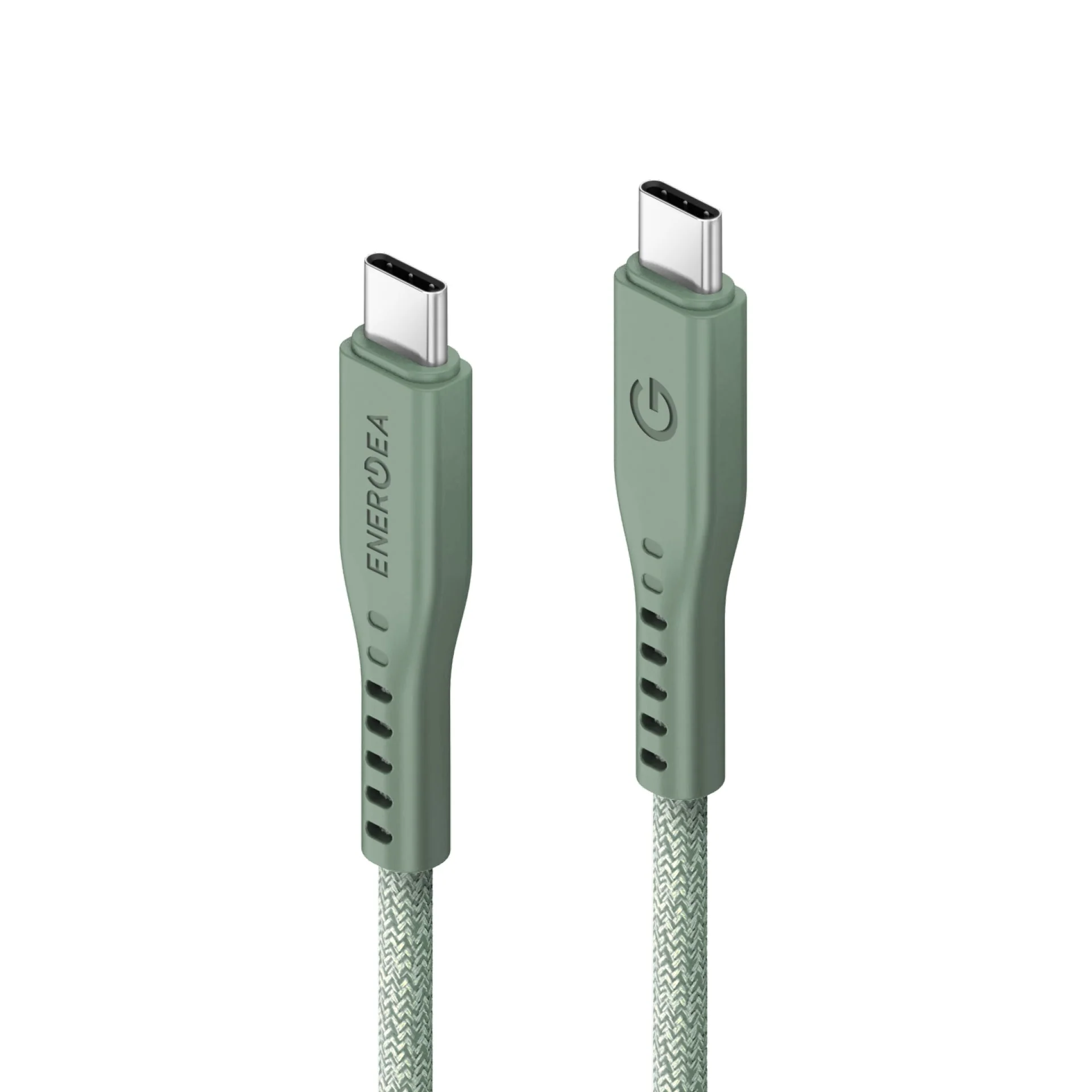 Energea Flow 240W USBC-C 1.5m Cable w Cable Tie (Green) - Image 5