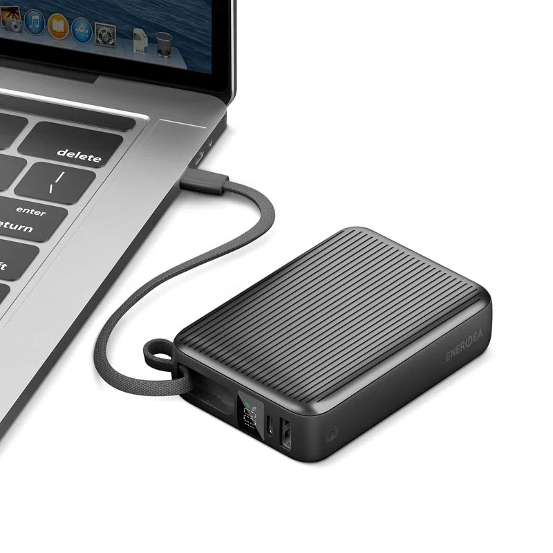 Energea Integra Ultra 45 PD45W 20000mAh Powerbank with Built In USB-C Cable (Gunmetal) - Image 3