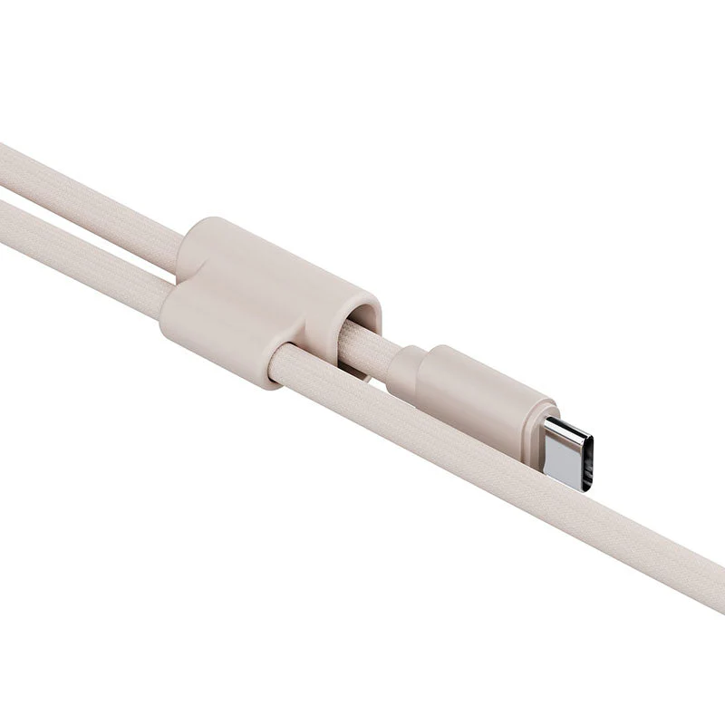 Energea Lasso Lanyard C-C Cable 480Mbps 240W With Lanyard Card 1.5M (Beige) - Image 4
