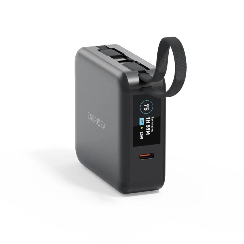 Energea MagPac Mini Plus 10000mAh Magsafe Power Bank with Build in C Cable (Black) - Image 2