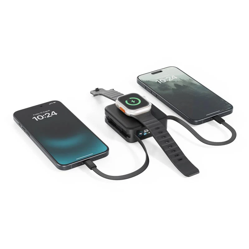 Energea MagPac Mini Plus 10000mAh Magsafe Power Bank with Build in C Cable (Black) - Image 4