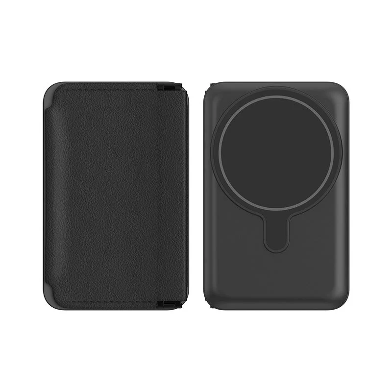 Energea Magwallet Cash 10000mAh Power Bank with Card Slot and Coin Pouch (Black) - Image 4