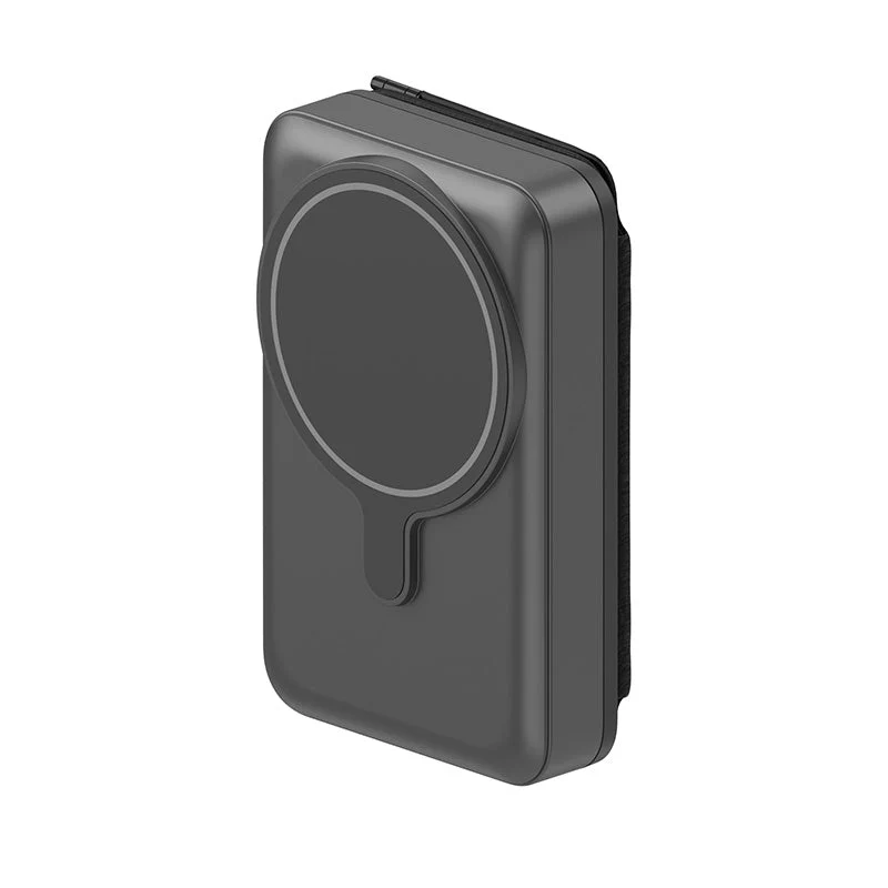 Energea Magwallet Cash 10000mAh Power Bank with Card Slot and Coin Pouch (Black) - Image 7