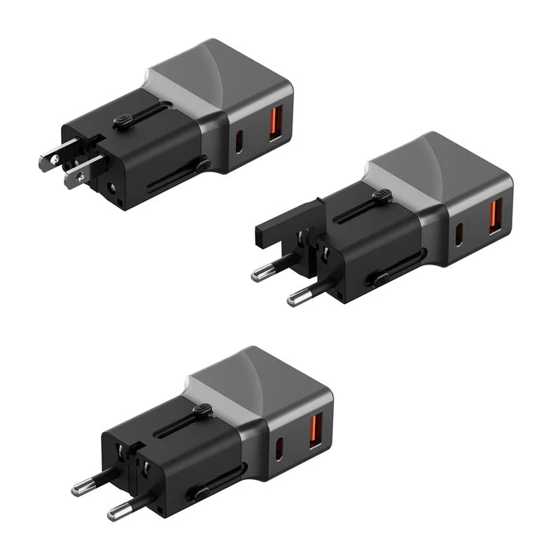 Energea Travelworld 25W Travel Adapter (Gunmetal) - Image 4