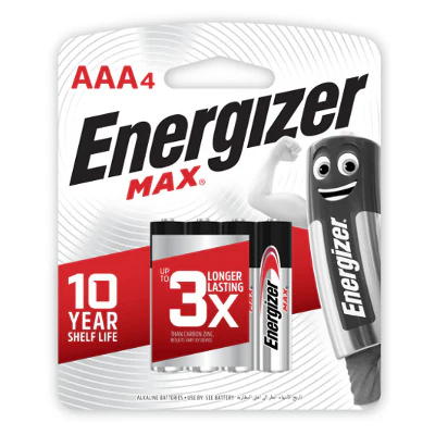 Energizer E92BP4 AAA Alkaline Max (4 pcs) - Image 2