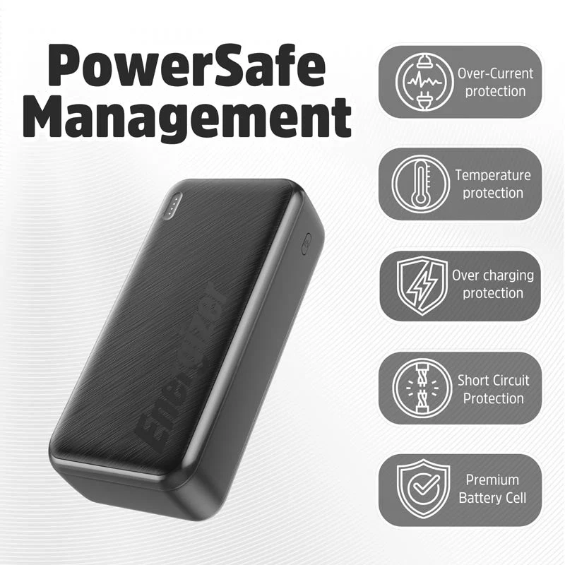 Energizer UE30055PQ 30000mAh Fast Charging Power Bank (Black) - Image 2