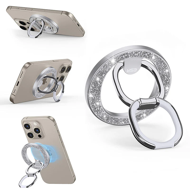 ESR HaloLock Ring Stand (Rhinestone Silver) - Image 6