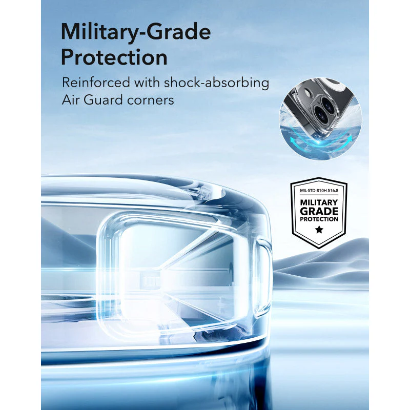 ESR iPhone 16 Plus Zero Clear Case (HaloLock) - Clear - Image 3