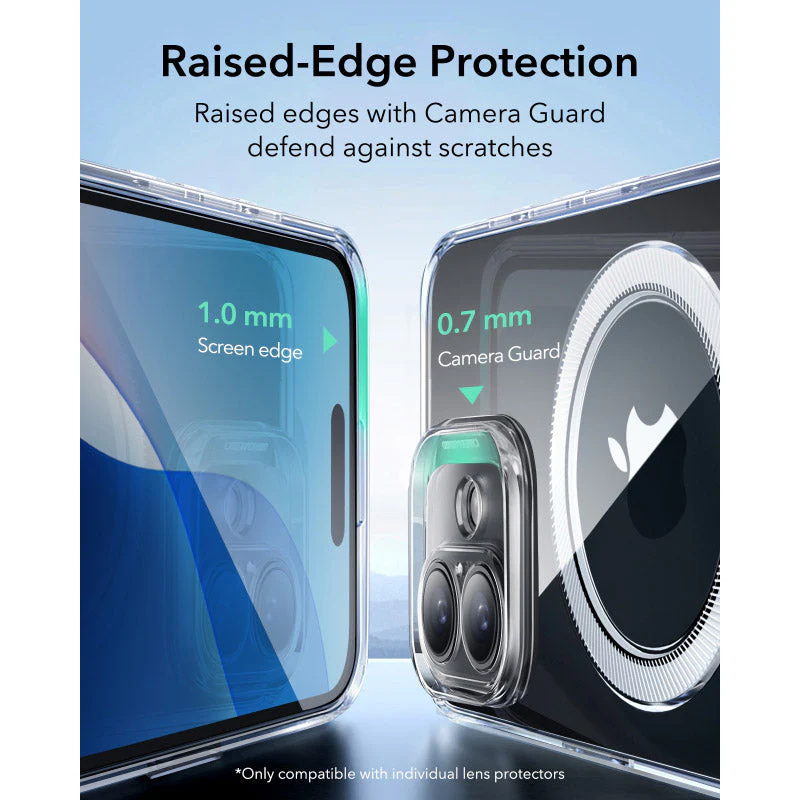 ESR iPhone 16 Plus Zero Clear Case (HaloLock) - Clear - Image 7
