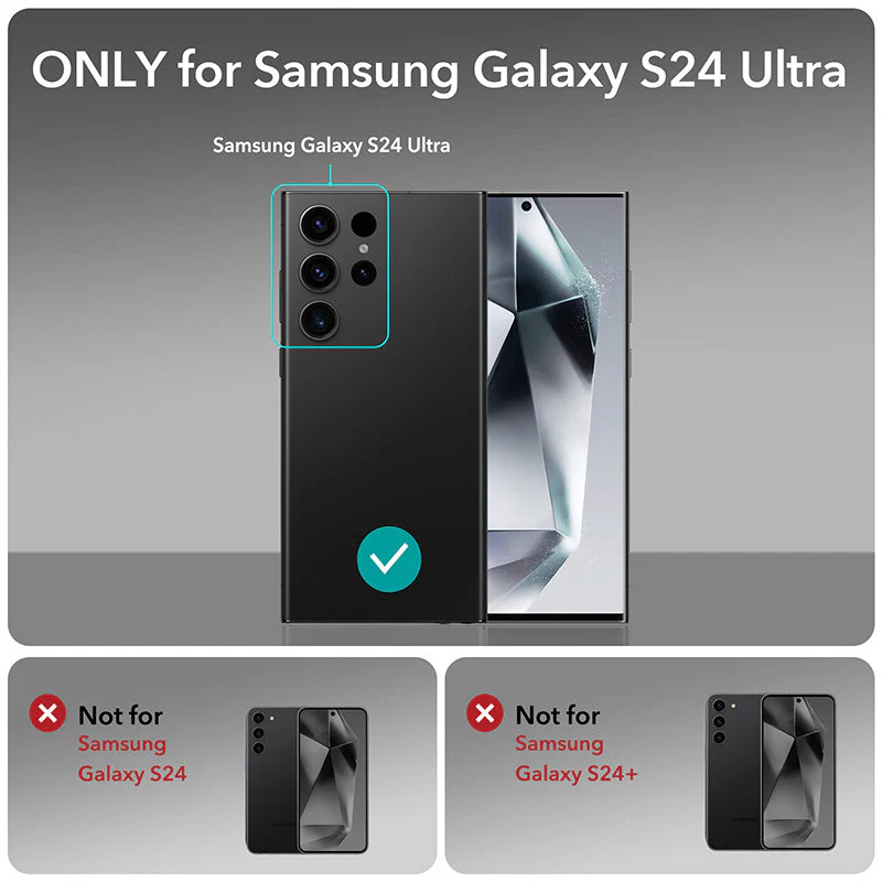 ESR Samsung Galaxy S24 Ultra Boost Kickstand Case (Clear) - Image 3