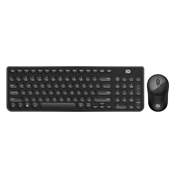 FD IK6630 Wireless Keyboard & Mouse Combo (Black)
