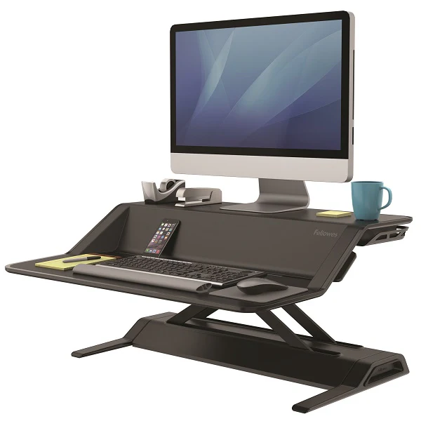 Fellowes Lotus Sit-Stand Workstation (0007901) Black - Image 2