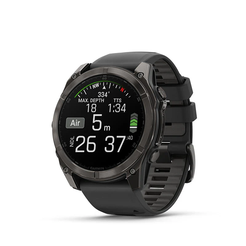 Garmin fenix 8 51mm AMOLED Sapphire/Carbon Grey Titanium (Black/PebbleGrey)