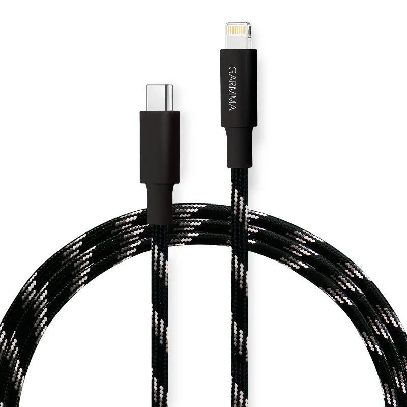 Garmma Bundle PD60W 1.2m USB-C to Lightning + C to C Braided Cable - Image 3