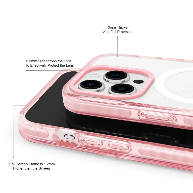 Garmma IG15-61PIM1 iPhone 15 6.1-inch Magnetic Safe Armour Case (Pink) - Image 3