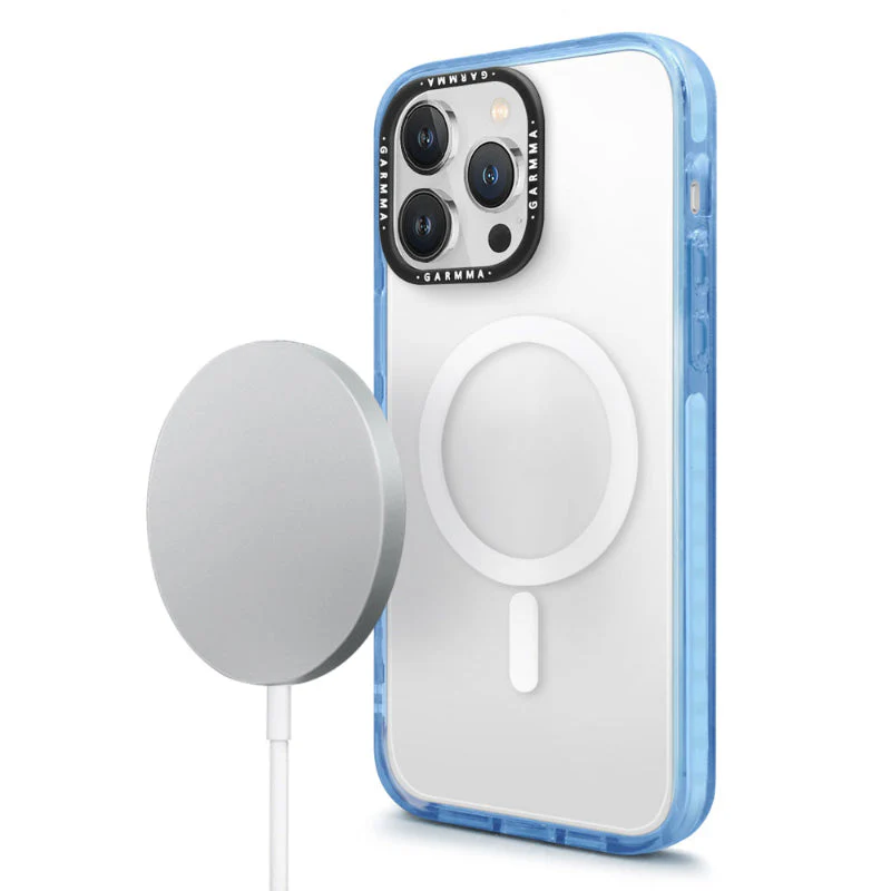 Garmma IG15P-67LBM1 iPhone 15 6.7-inch Pro Max Magnetic Safe Armour Case (Blue) - Image 3