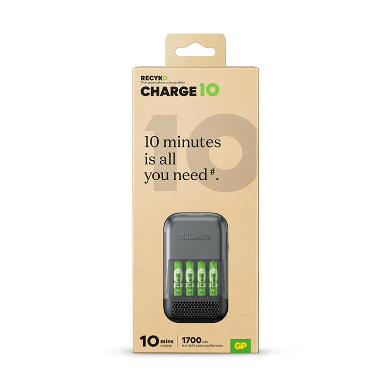 GP GPACSS491004 ReCyko Charge 10 Charger S491 with 4AA 1700mAh - Image 3