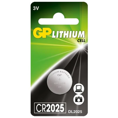 GP GPPBL2025007 Lithium CR2025 - CARD OF 1