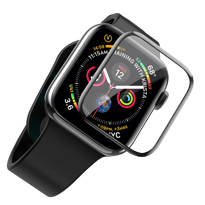 Hoco 3D Hot bending large arc original glass film for iWatch Series 6(40mm)(A29) - Image 4