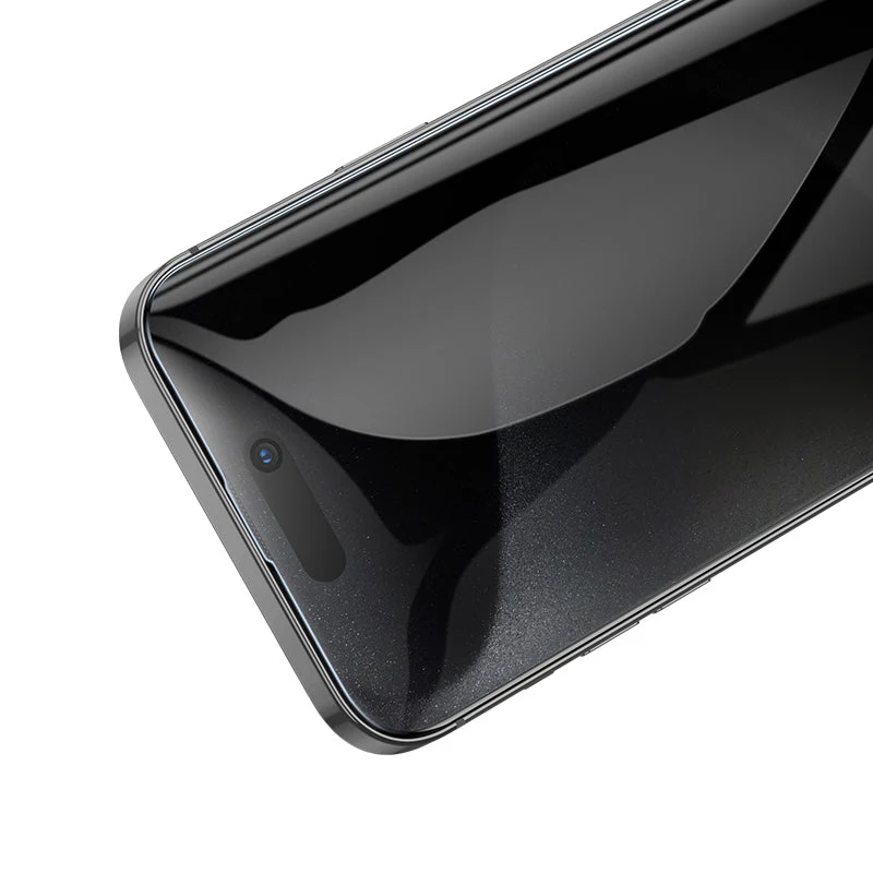 Hoco A34+ iPhone 16 Pro 9D Large Arc Dustproof Anti-Spy TPG - Image 4