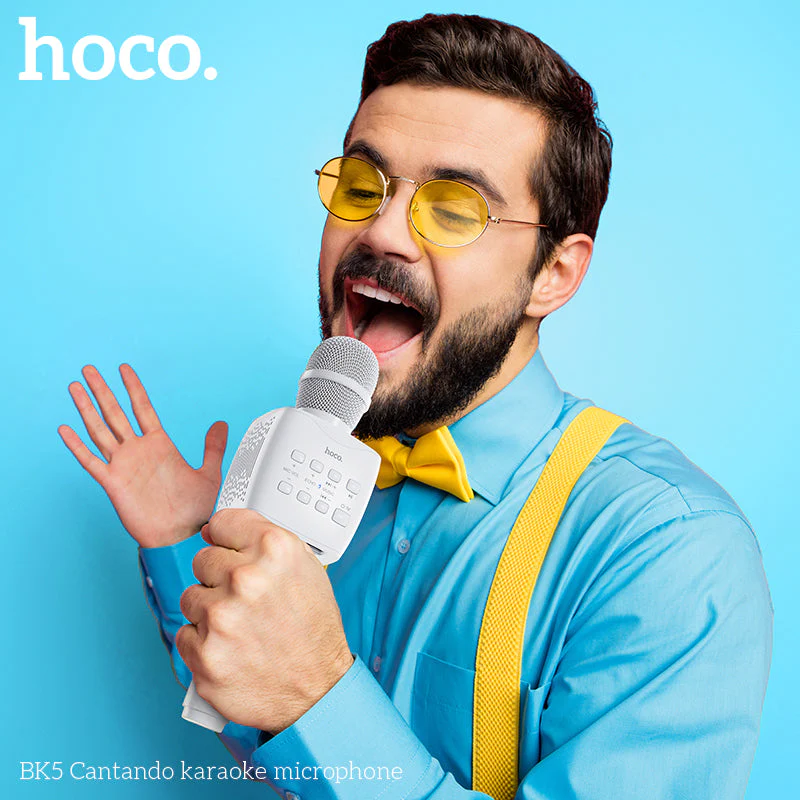 Hoco BK5 Cantando Karaoke Microphone - Image 3