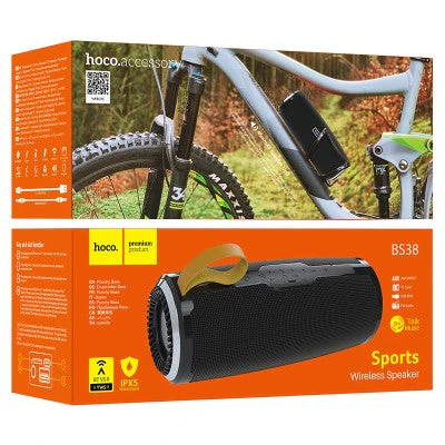 HOCO BS38 Cool Freedom Sports Wireless Speaker (Black) - Image 2