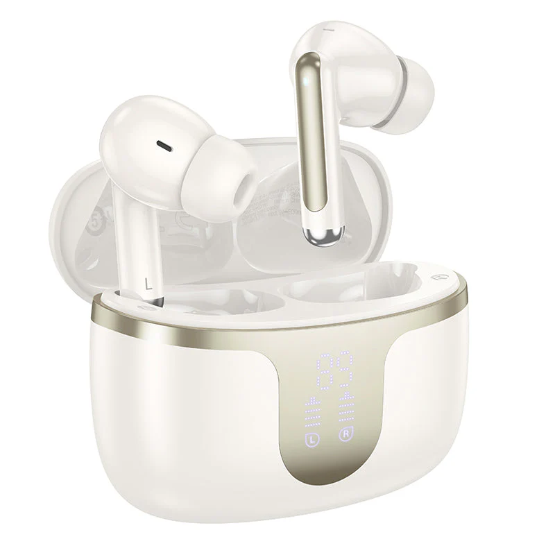Hoco EQ10 Plus Harmony ANC+ENC TWS Headset (White) - Image 2