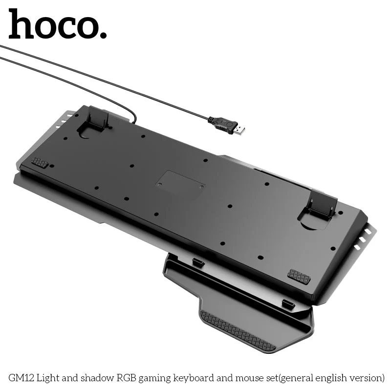 Hoco GM12 RGB Wired Gaming Keyboard & Mouse - Image 8