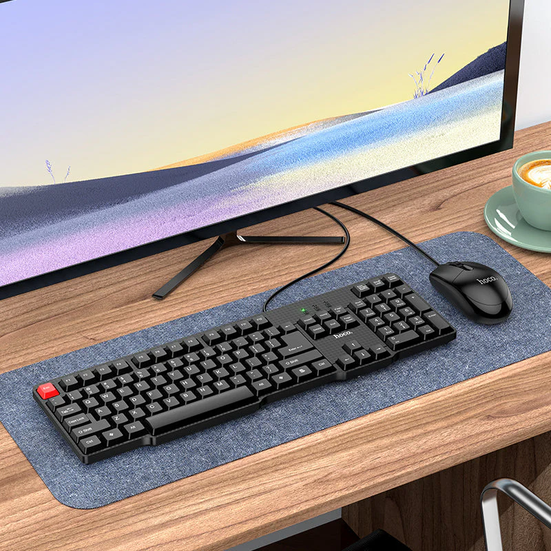 Hoco GM16 Business keyboard and mouse set(English Version)